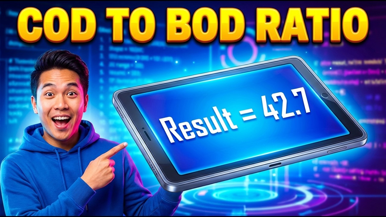 Cod To Bod Ratio Interactive Calculator
