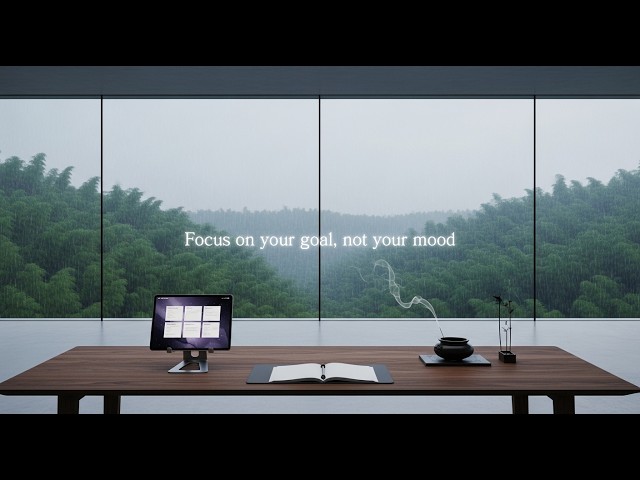 Deep Focus  Rainy Bamboo Forest Studio & Zen Lo-Fi (No Lyrics)