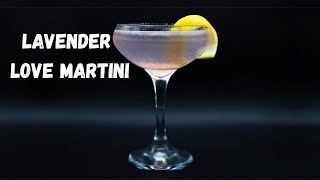 Lavender Love Martini 🍸 | Elegant Floral Cocktail with Empress Gin & Lemon