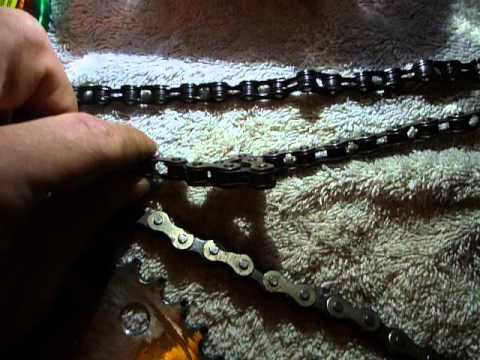 Comparing a 3/32" & 1/8" Bicycle Chain - What's the difference?