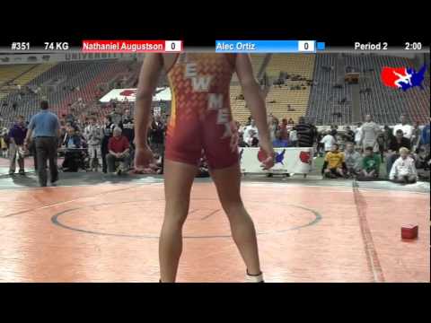Last Chance Qual. 74 KG: Nathaniel Augustson (Team New Mexico) vs. Alec Ortiz (Minnesota Storm)
