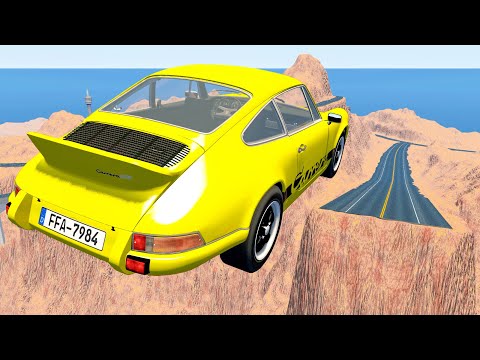 Crazy Vehicle High Speed Jumping In Grand Canyon - BeamNG Drive Cars Crashes Compilation | Good Cat