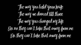 they can´t take that away from me with lyrics