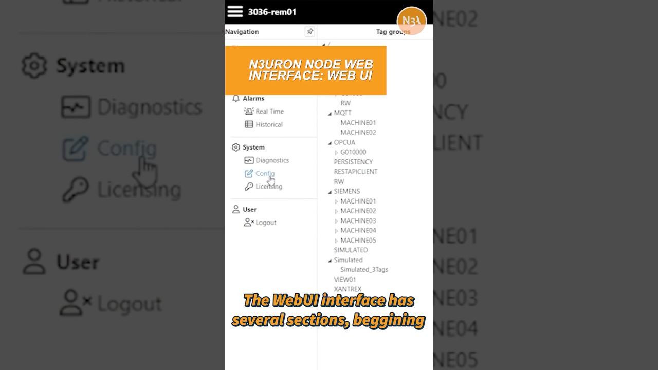 🖥️ N3uron Node Web Interface: WebUI