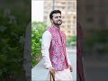 Red Carpet Vibes Actor Amit Bhanushali In Our Bespoke Bandi Jacket Kurta EKDANT MEN ETHNIC WEAR