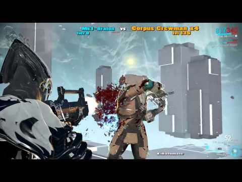 Warframe: MK1-Braton vs level 135 Grineer/Corpus/Infested (Simulacrum)