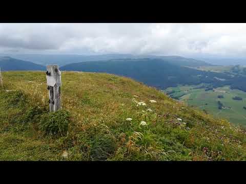Hiking high above Solothurn in Switzerland