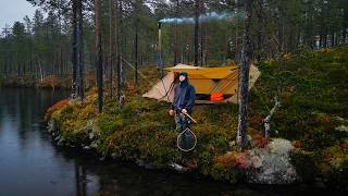 Download lagu Solo Hot Tent Camping at a Remote Lake & Fishing mp3 Download lagu Solo Hot Tent Camping at a Remote Lake & Fishing mp3