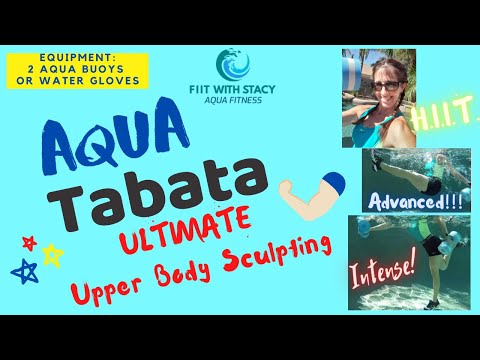 Best Pool Workout: Aqua Tabata Edition | Upper Body & Abs Sculpting HIIT 20 min