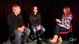 RUSH Answer Questions From Their Fans - Interview @ Q107