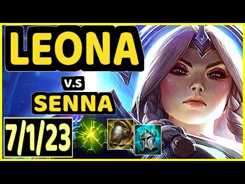 GUGER (LEONA) vs SENNA - 7/1/23 KDA BOTTOM SUPPORT GAMEPLAY - KR Ranked MASTER
