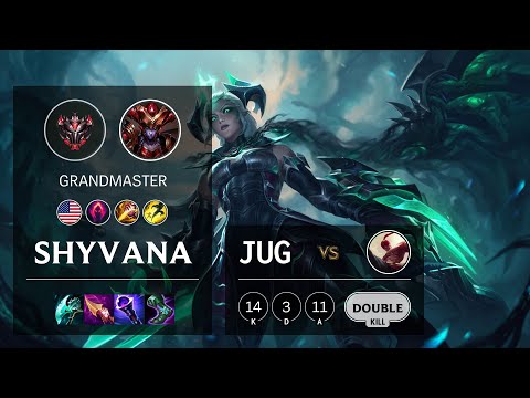 Shyvana Jungle vs Lee Sin - NA Grandmaster Patch 11.6