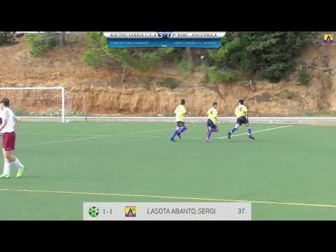 L.1.03. GolsiAturades RACING SARRIA C F ,A vs Pª BARC  ANGUERA,A - Cadet 1ª 19/10/2019