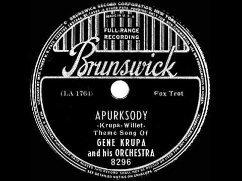 1938 Gene Krupa - Apurksody