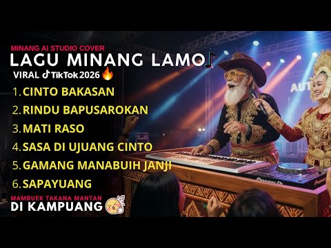Kumpulan Lagu Pop Minang Lamo Viral TikTok 2026 Enak Didengar [Cover MINANG AI STUDIO]