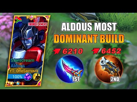 ALDOUS MOST DOMINANT BUILD🔥 | ALDOUS BEST BUILD 2022
