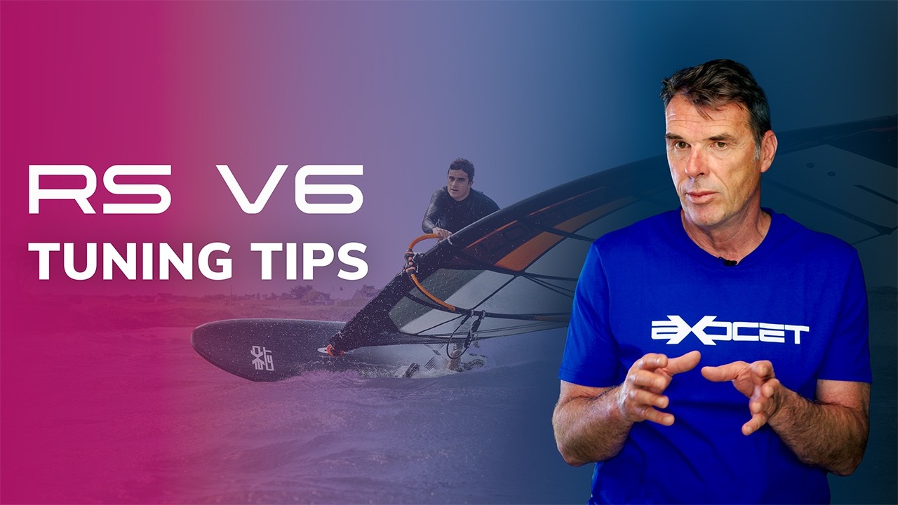Exocet RS-62 Windsurf Board Integrates Shock Absorber to Reduce Rider Fatigue