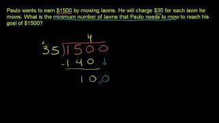 Dividing Whole Numbers and Applications 6