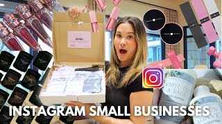 I tried items from SMALL BUSINESSES on Instagram... WAS IT WORTH IT??