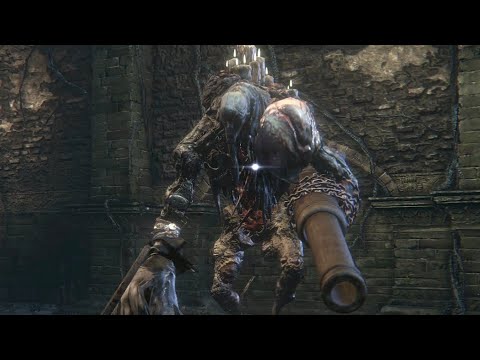 Bloodborne - Undead Giant (Cannon Version) Boss Fight 4K