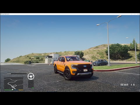 Ford Ranger 2023 GTA 5 on Logitech G29 Gameplay