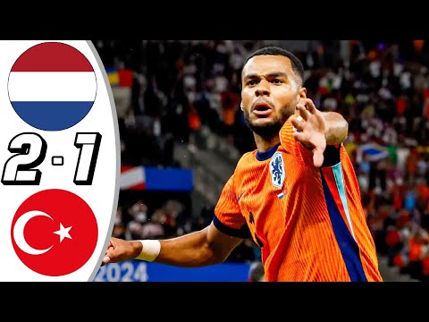 Netherlands vs Turkey 2-1- All Goals & Highlights - Euro 2024 Gakpo goal