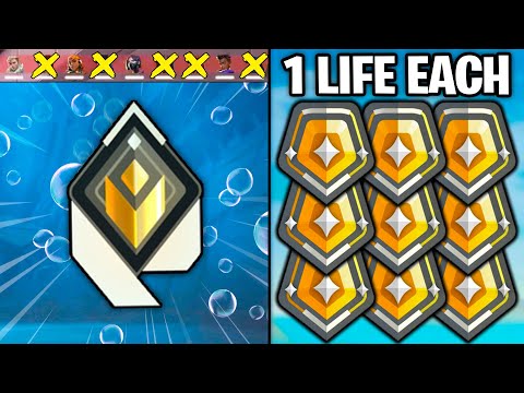 1 Radiant VS 9 Golds, BUT Golds have 1 Life Each