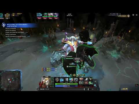 aghanim's labyrinth apex mage boss 1 munit level5