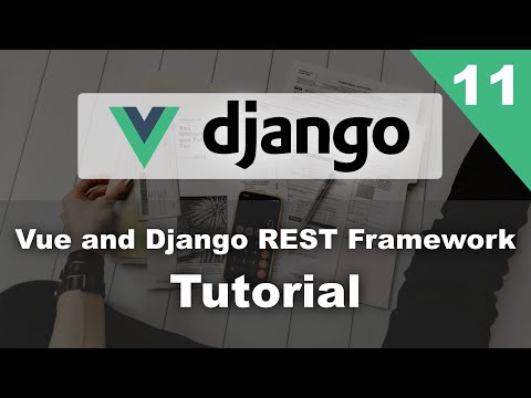 Invoice Web App - Django and Vue Tutorial Part 11 - Django Rest Framework and Vue CLI thumbnail