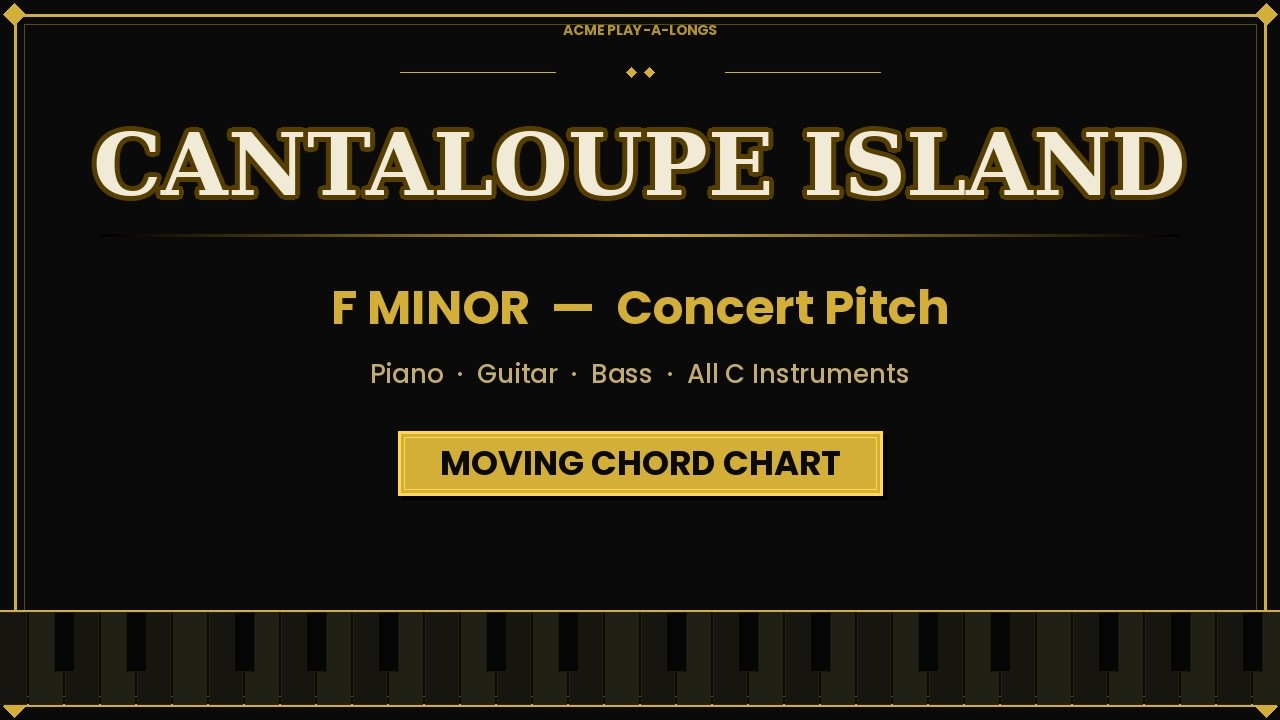 Cantaloupe Island — ACME Play-A-Longs Moving Chord Chart
