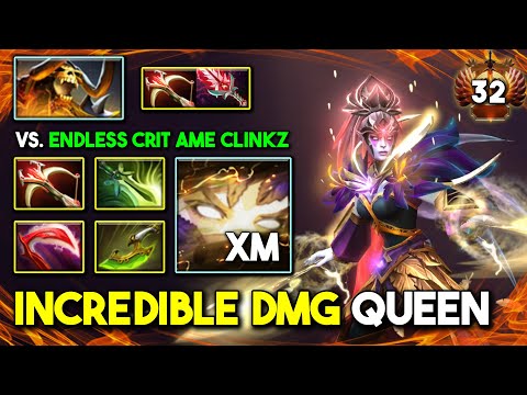 INCREDIBLE DAMAGE QUEEN By Xm Templar Assassin Full of Physical Build Vs. Unlimited Crit Ame Clinkz