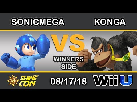 Shine Con 2018 - KoL | Konga (Donkey Kong) Vs. Sonicmega (Megaman) Winners Quarters - Smash 4