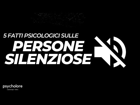 5 fatti psicologici sulle persone silenziose