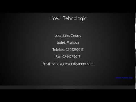 Liceul Tehnologic Cerasu