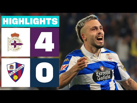 RC DEPORTIVO 4 - 0 SD HUESCA | RESUMEN LALIGA HYPERMOTION 2025/26