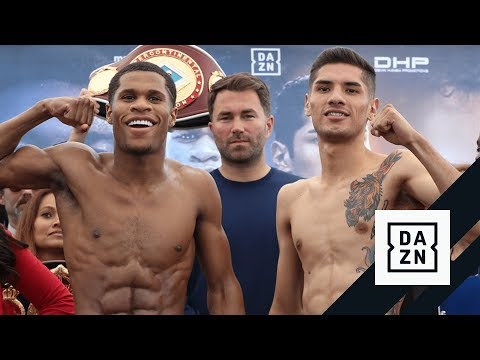 Matchroom Boxing on DAZN: Haney vs. Moran Weigh-in Results