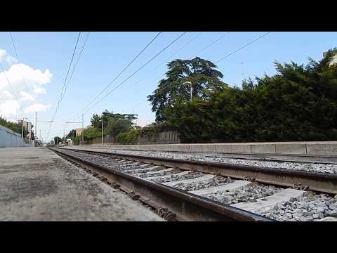 E402b 133 per ICN 789 Roma Termini-Lecce in compo CARROZZA LETTI WL NELLA NUOVA LIVREA ICNight