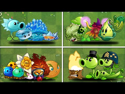 12 Team 04 plant max level VS Team Zombie Level 10 - Who Will Win？