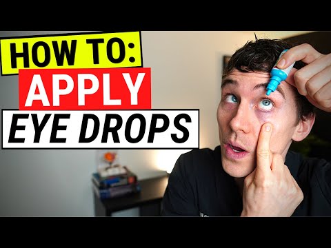 How to Use Eye Drops PROPERLY! - Eye Drop Tutorial Video