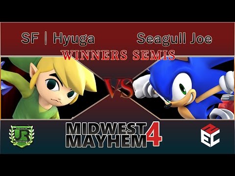 Midwest Mayhem 4  WINNERS SEMIS - SF | Hyuga (Toon Link) vs Seagull Joe (Sonic)