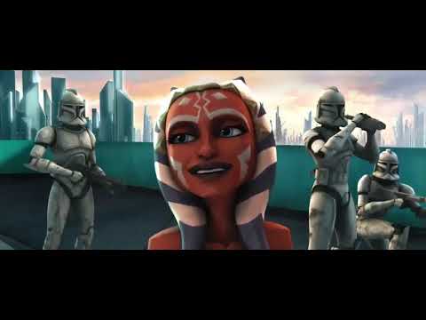 Rex laughs for Ahsoka Tano calling Anakin Skywalker, "Skyguy"
