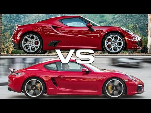 Alfa Romeo 4C vs Porsche Cayman GTS