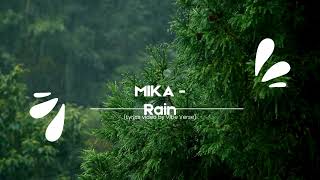 MIKA - Rain(Lyrics)