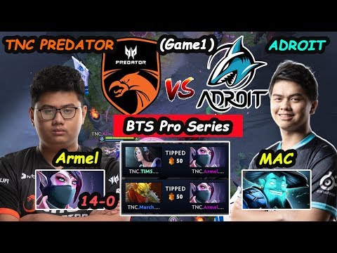 TNC Predator vs Adroit | Armel [Templar Assassin] BTS Pro Series SEA Upper Bracket Dota 2 Game1