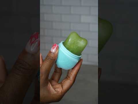 Upgrade Your Skincare Routine With A Cucumber Ice Facial 🥒 De-puff Skin FAST! #icefacial #skincare