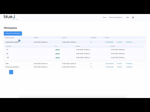 Statute Analysis tools and Workspaces | Blue J Tax CA