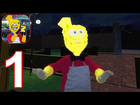 Hello Sponge Ice Scream 2 - Horror Neighbor Game - Gameplay Walkthrough Part 1 (Android, iOS)