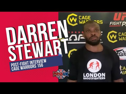 Darren Stewart Hangs Up His MMA Gloves
