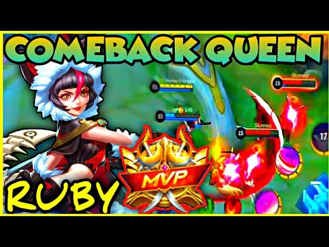 RUBY COMEBACK QUEEN 2021 | RUBY BEST BUILD 2021 | MOBILE LEGENDS
