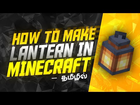 How to make Lantern in Minecraft (Tamil) | Minecraft...